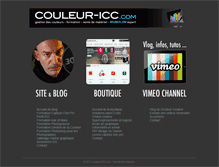 Tablet Screenshot of couleureticc.com